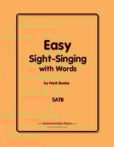 Easy Sight-Singing with Words Digital File Reproducible PDF cover